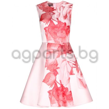 Balza Rose printed dress