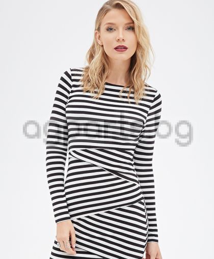 Striped Bodycon Dress