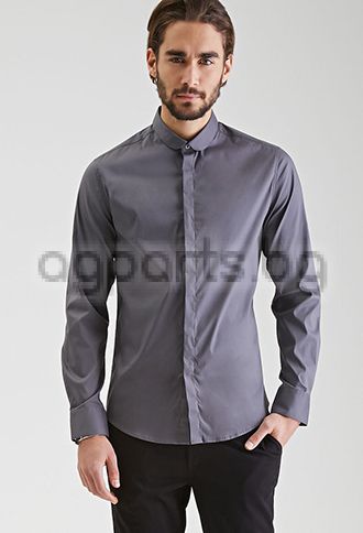 Classic Collared Button-Down Shirt