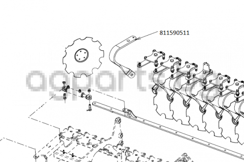 ARM REAR SPRING 