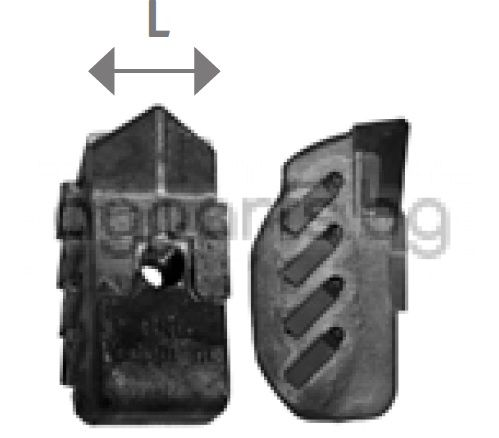 РАБОТЕН ОРГАН L=52mm (2.05") ЛЯВ