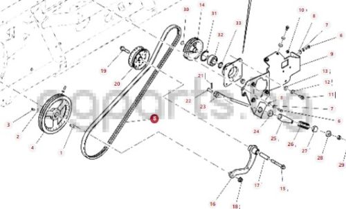 BELT-2HA, 2834MM