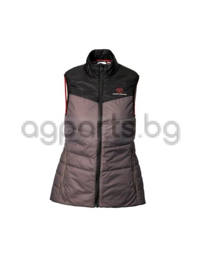 LADIES GREY PADDED VEST