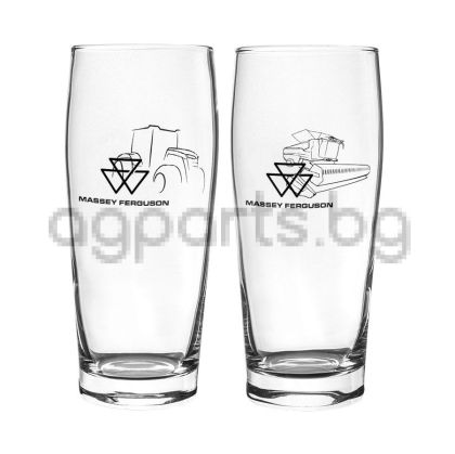 SET OF 2 BEER GLASSES