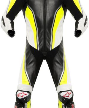 Alpinestars Race Replica Leather Suit - Hi-Viz Yellow/Black/White