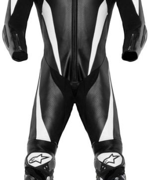 Alpinestars Race Replica Leather Suit - Black/White