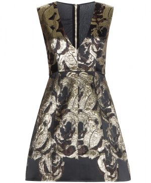 Pacey jacquard dress