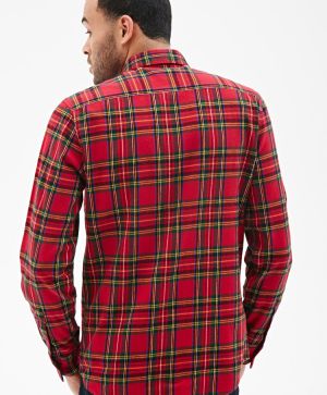 Plaid Flannel Collared Shirt